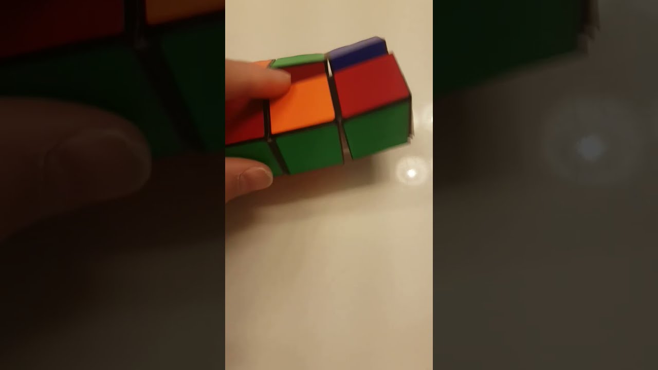 Infinite Cube Glitch ONE HANDED Shorts Cubing Viral