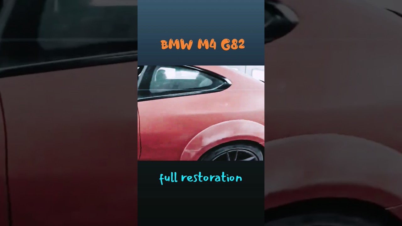 I Bought a BMW M4 G82 for ONLY $5,000! 😱 Abandoned Grandpa's Sports Car Restoration #Shorts