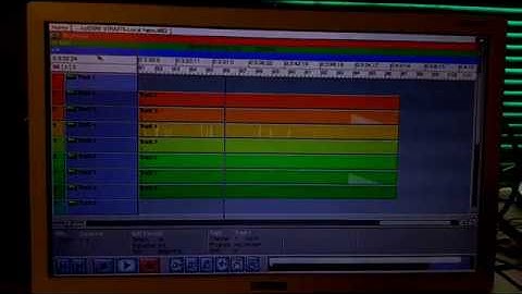 Amiga Vampire 1200 - Testing Midi Output with Horny Sequencer