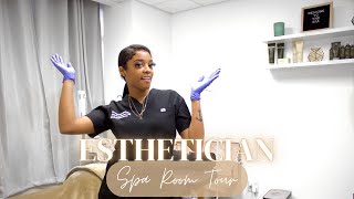 Esthetician Room Tour | My Spa Suite | Amazon Esthetician Supplies | Aveda Alumni