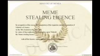 meme stealing license