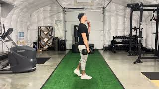 Dumbbell Split Stance RDLs with 3 Sec Eccentric
