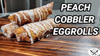 PEACH COBBLER EGGROLLS! | 901 CRAVINGS