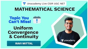 Convergence & Continuity  | Topic You Can
