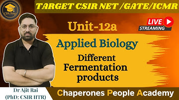 Microbial Fermentation Products | Mixed Acid, Butanediol etc. | By Dr. Ajit Rai | CSIR NET