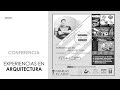 CHARLAS FCARM 2020 - EXPERIENCIAS EN ARQUITECTURA -