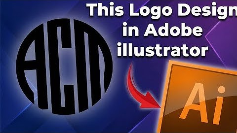 Circular Monogram Logo Tutorial (ACM) | Adobe Illustrator 2024 #viral #adobeillustrator 