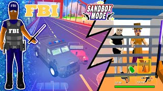 jack becomes FBI 🕵 in dude theft wars sandbox