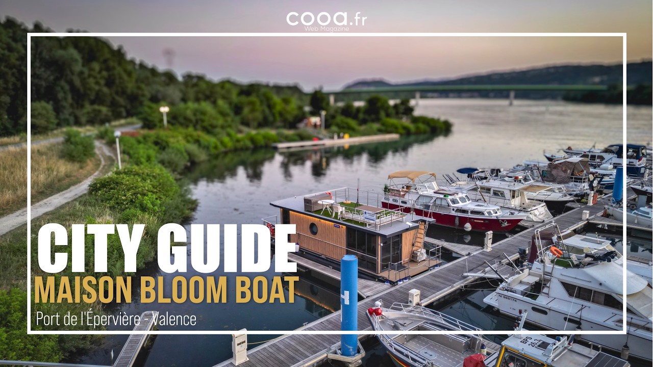 Nuit insolite à Valence, j’ai testé la Maison Bloom Boat sur le Rhône au port de l’Épervière