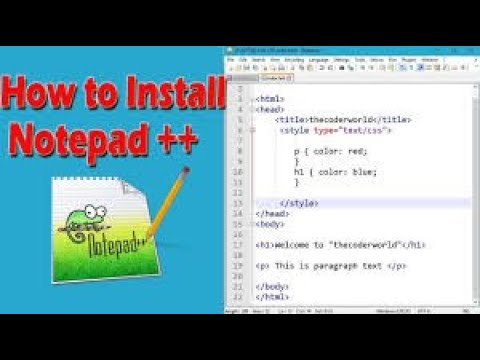 how to install notepad++ on any operating system - 7/8/10/xp ll learn ...