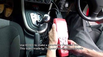 Use KD900 to make a NXP remote for Peugeot 308