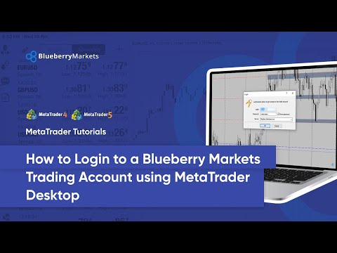 How To Login to a Blueberry Markets Trading Account Using MetaTrader/MT4/MT5 Desktop