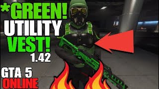 GTA 5 ONLINE - GREEN EXTREME STRIKE VEST 1.42! NO SP TO MP!