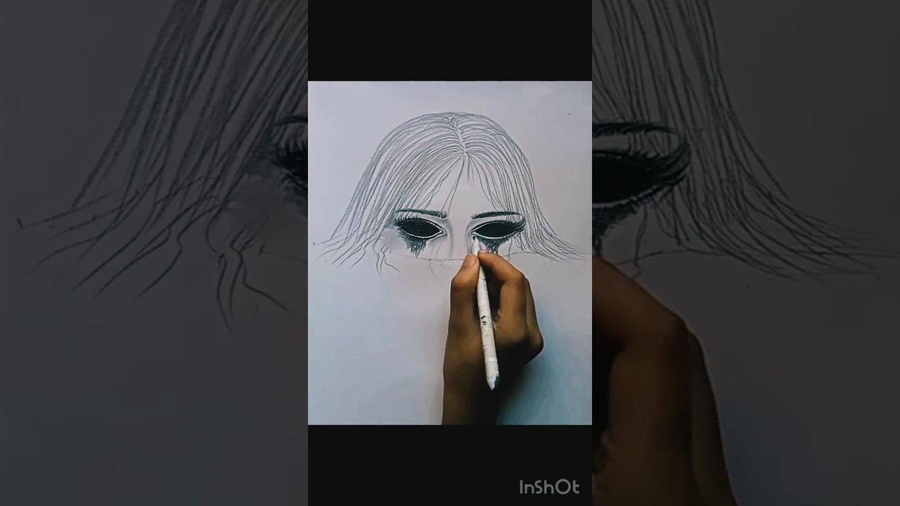 bhook ki drawing | Bhoot drawing| sketch |