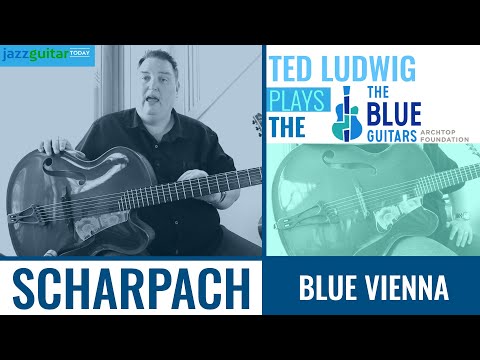 Theo Scharpach's Blue Vienna from The Blue Guitar Collection
