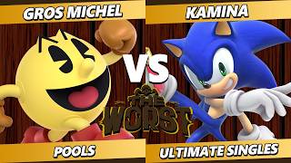 The Worst 20 - Gros Michel (Pac-Man) Vs. Kamina (Sonic) Smash Ultimate - SSBU