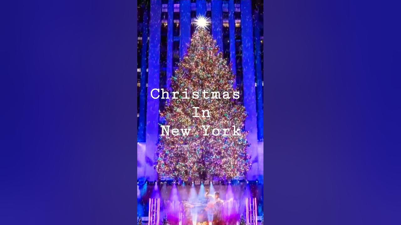 Christmas in New York Christmas Eve at the Rockefeller Center Plaza