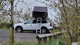 Night away in the tentbox @ the sycamore gap