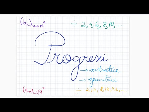 Video: Cum Se Găsește Diferența De Progresie