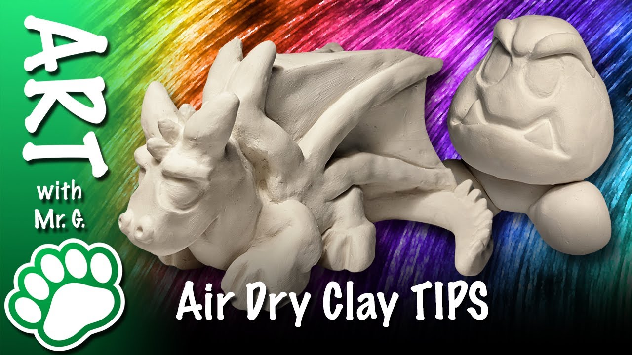 Tips for Working with Air Dry Clay | Art with Mr. G. - YouTube