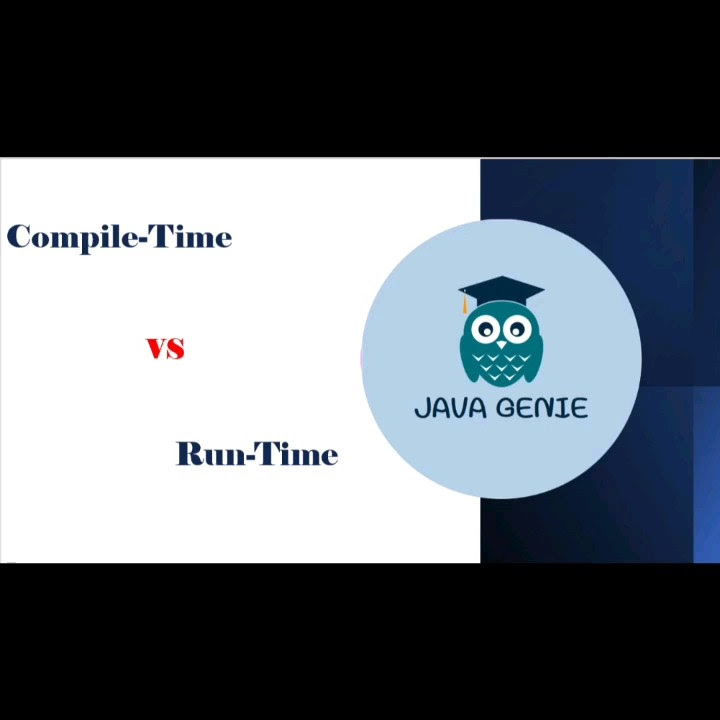 Java Compile time vs Runtime: What's the difference? - YouTube
