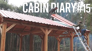 Off Grid Cabin #15 | Finishing the Cabin Roof (Part 4)