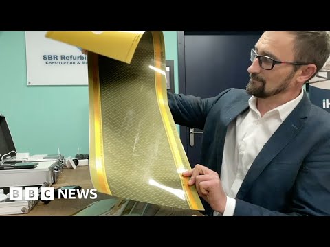 Farewell radiators? Testing out electric infrared wallpaper – BBC News