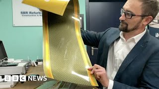 Farewell radiators? Testing out electric infrared wallpaper – BBC News