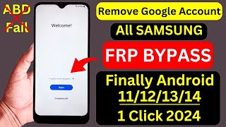 finally new method🔥2024 | all samsung frp bypass android 12/13/14 without pc google account remove