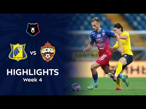 Rostov CSKA Moscow Goals And Highlights