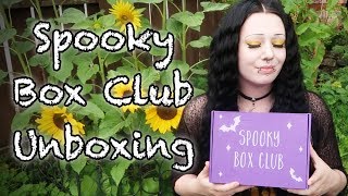 Spooky Box Club Bohemian Box Unboxing! | Toxic Tears