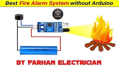 How to make fire alarm using IR sensor without Arduino | science #project video | #electrical #like