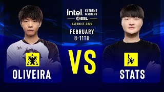 Oliveira vs. Stats  IEM SC2 Katowice 2024  Group Stage