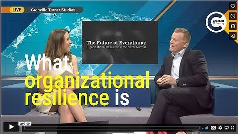 2. What organizational resilience is