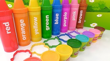 Best Learning Video for Toddlers Learn Colors with Crayon Surprises!