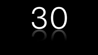 0:30 | Reflection Timer | Black Background