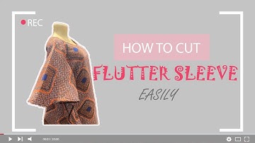 How To Cut A Flutter Sleeves Easily
