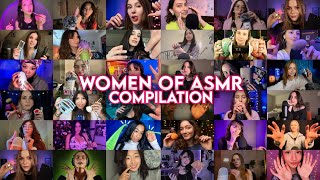 Women Of ASMR | ASMR Compilation With The Female Asmrtists