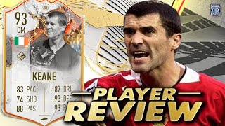 93 TROPHY TITANS ICON KEANE SBC PLAYER REVIEW! FIFA 23 Ultimate Team