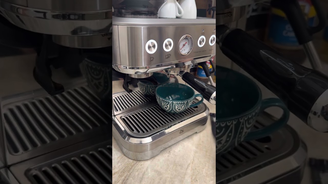 Zstar Espresso Machine with Milk Frother and Grinder