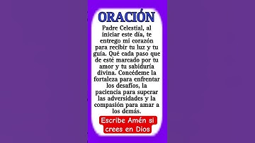 Thumbnail of ORACIÓN para EMPEZAR el DÍA #dios #fe #amor #oracion #diosesbueno #oração #reflexiones #jesus