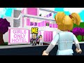 I Opened A GIRLS ONLY Hotel To Trap BOY Haters! (Roblox Bloxburg)