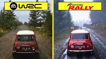 Assetto Corsa Rally vs EA Sports WRC Rain Effect Graphics Comparison | PC RTX 5080