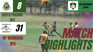 KENYA PRISONS RFC VS AP WARRIORS RFC | KRU NATIONWIDE 2025-2026 FINAL MATCH HIGHLIGHTS