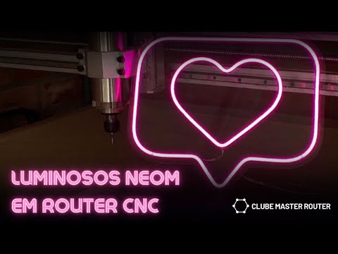 Luminosos Neon Em Router CNC