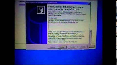 Instalacion Configurar  DNS windows server 2003