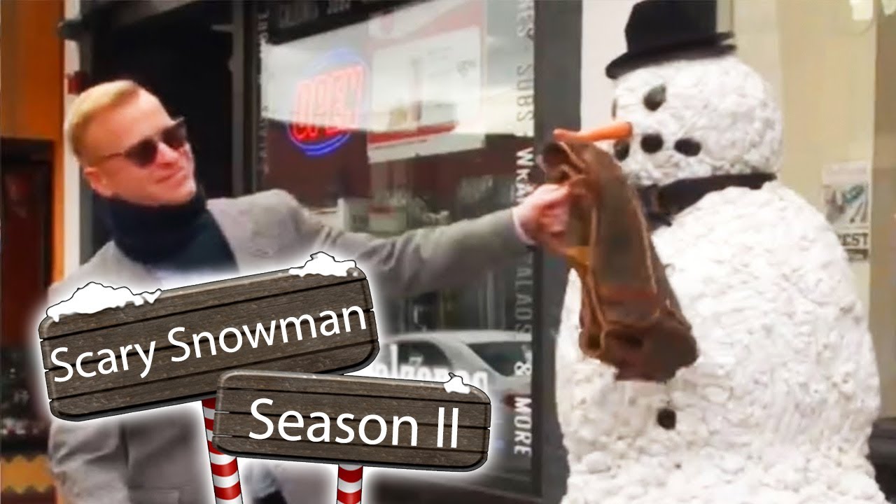 kim paolucci Scary Snowman Prank US Tour 2012 (37 Minutes)