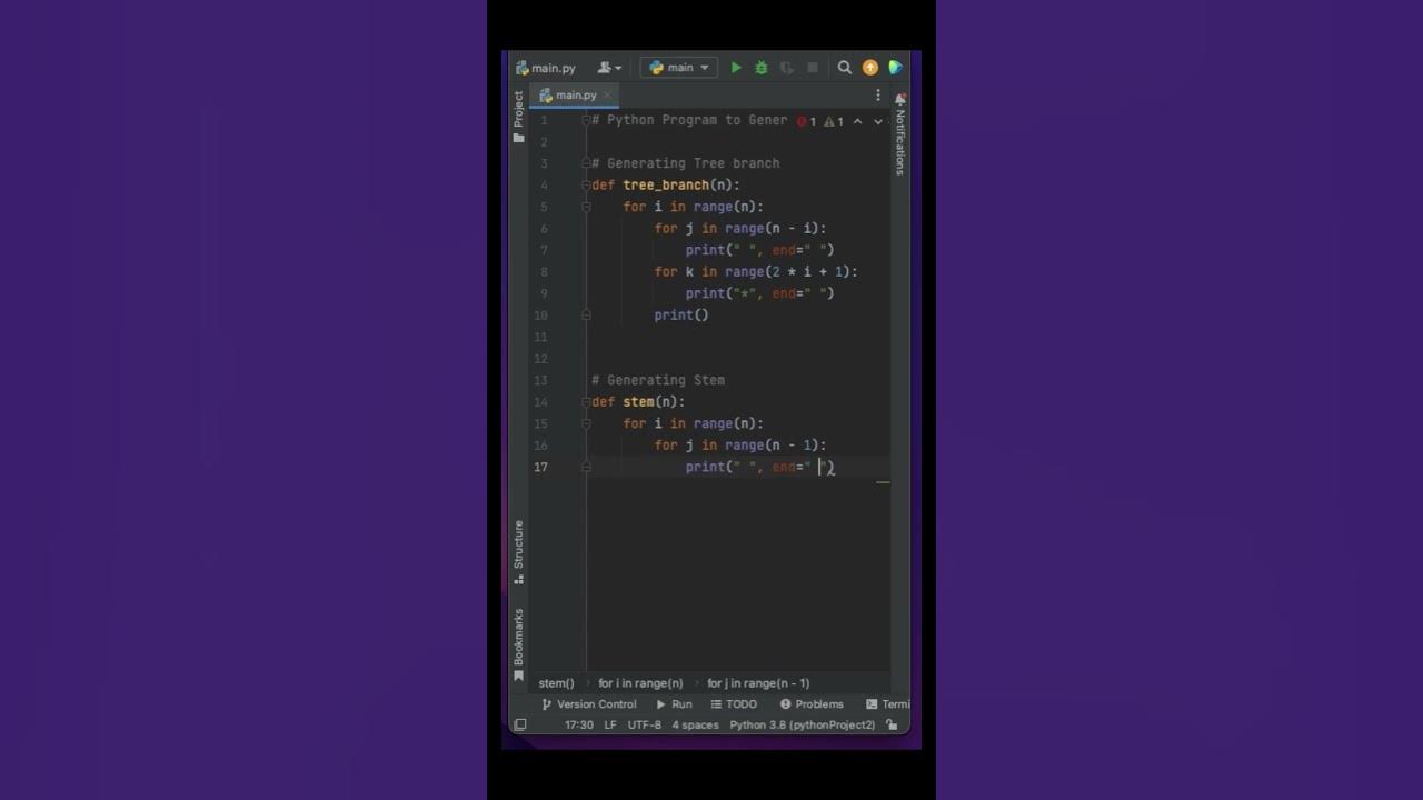 Code Christmas Tree with Python 🎄 🐍 - YouTube