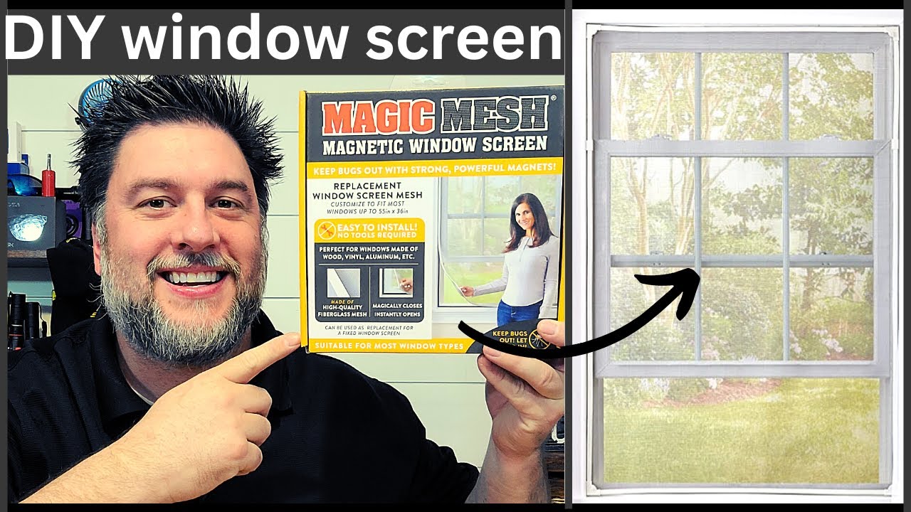 Magic Mesh Tape, Screen Repair, 9 Feet