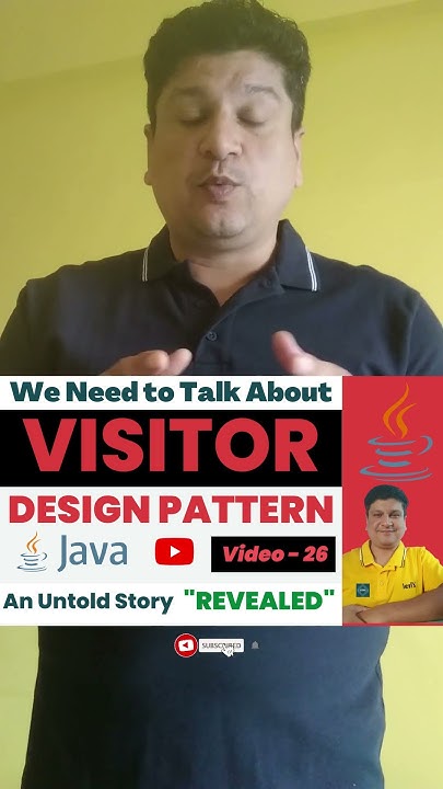 Visitor Design Pattern Tutorial with Java Coding Example for Beginners ...